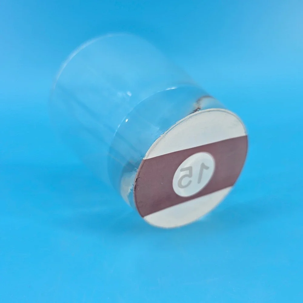 Vintage 15 Pool Ball Rocks Glass Maroon Billiard Lowball Whiskey‎ Tumbler 3.5in